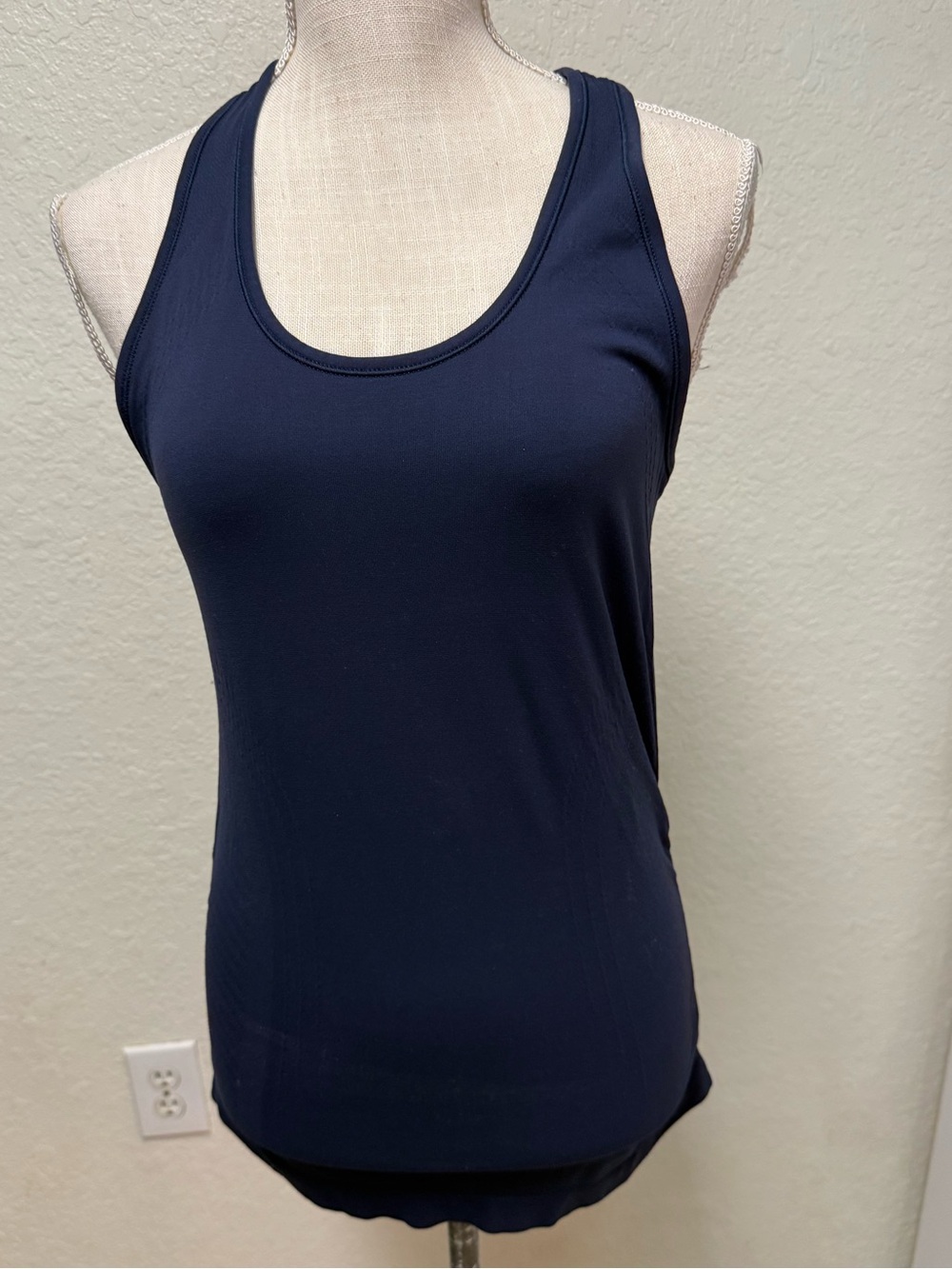ATHLETA Navy Racerback Tank Top Estimated Small